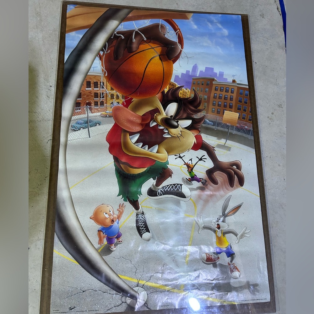 Taz Basketball 24x36 Poster